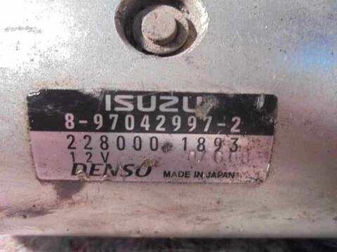 Foto 4ª: Motor de Arranque Isuzu Trooper 106CV 78KW [TURBO DIESEL] (1987)