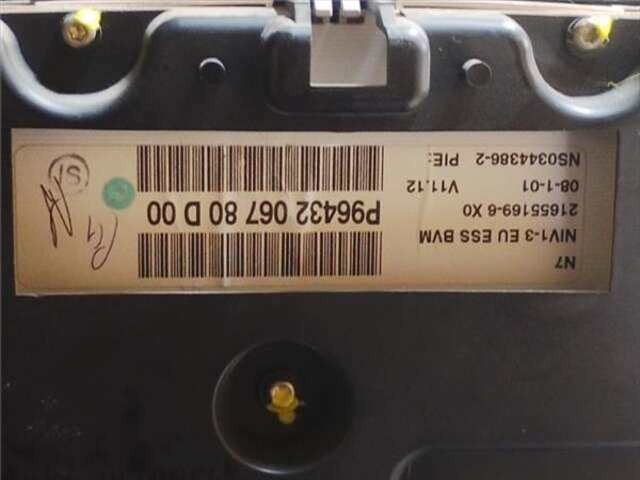 Foto 3ª: Cuadro de Instrumentos Citroen Xsara 1.6I 16V EXCLUSIVE [1.6 LTR. - 80 KW 16V CAT (NFU - TU5JP4)] [NFU (TU5JP4)]