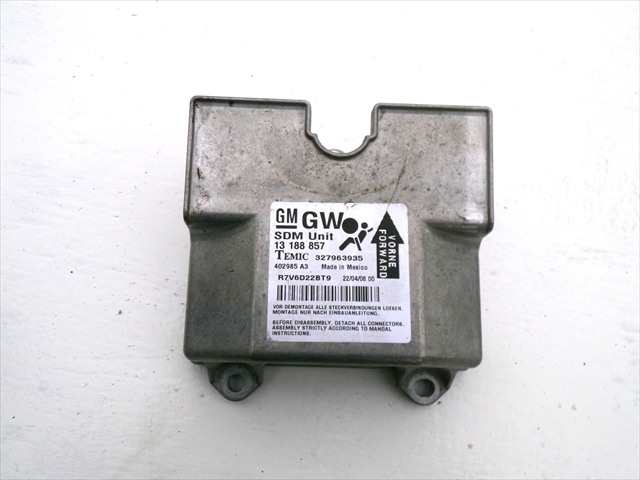 Centralita Airbag Opel Astra 1.6 G MODELO H, 2003-2010