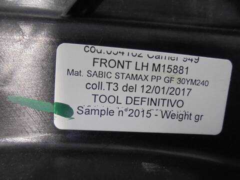 Foto 3ª: Elevalunas Eléctrico Delantero Izquierdo Alfa Romeo Stelvio EXECUTIVE 4WD 209CV 154KW [55271838] (2017)