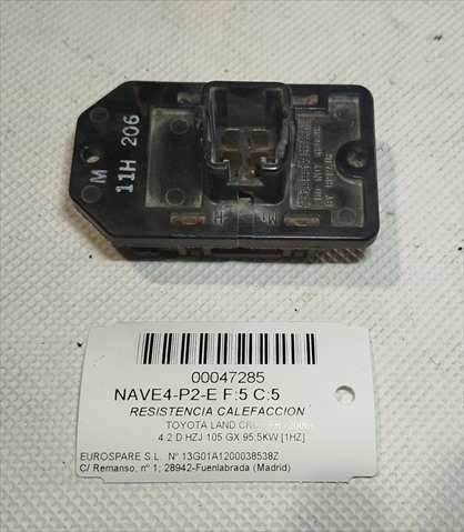 Foto 4ª: Calefacción Toyota Land Cruiser 4.2 D HZJ 105 GX [1HZ] (2006)