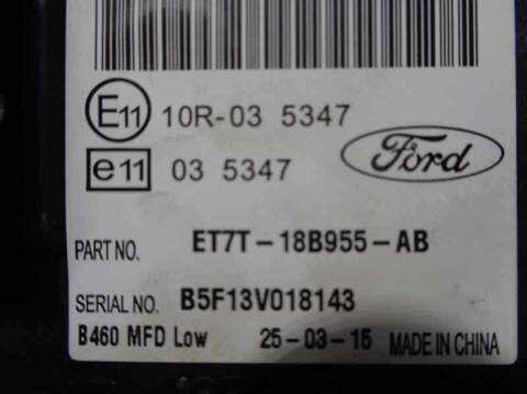 Foto 2ª: Pantalla Multifuncion Ford Fiesta BLACK EDITION 82CV 60KW [SNJD] (2015)