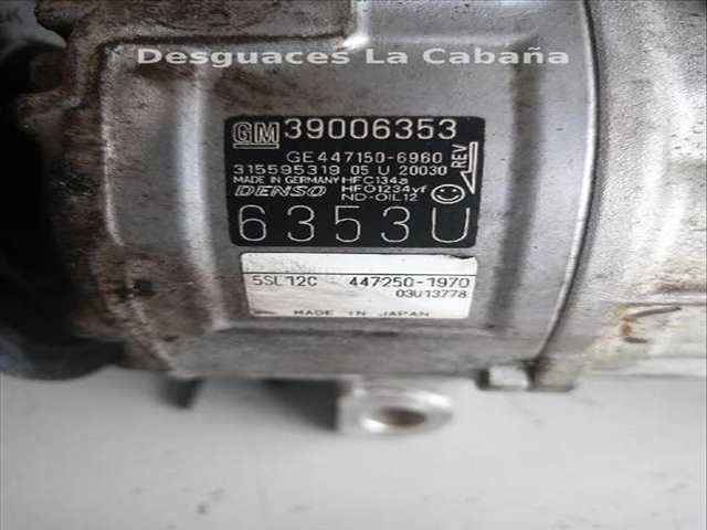 Foto 3ª: Compresor Aire Acondicionado Opel Corsa 1.4 08 68) [B 14 XEL] (2014)
