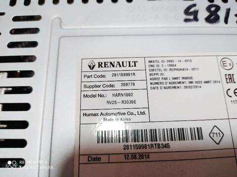 Foto 2ª: Sistema Audio Radio CD Renault Clio EXPRESSION 75CV 55KW [K9K C6] (2015)