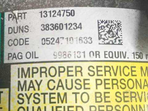 Foto 3ª: Compresor Aire Acondicionado Opel Astra 1.6 L48) (2004)