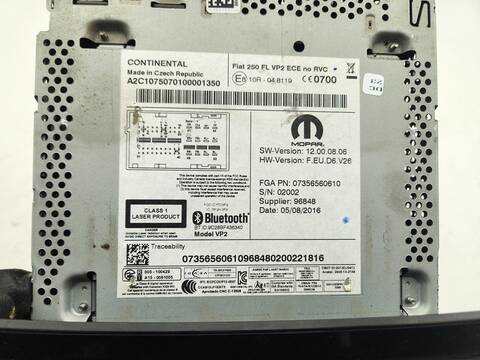 Foto 2ª: Pantalla Multifuncion Peugeot Boxer 330 L1H1 PACK BLUEHDI 130 130CV 96KW FURGON [AH03] (2016)