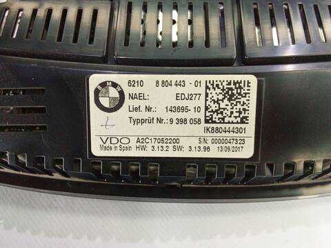 Foto 3ª: Cuadro de Instrumentos Bmw X3 XDRIVE 20 D 190CV 140KW [B47 D20 A,B47 D20 B] (2018)