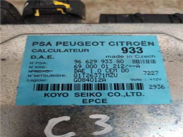Foto 2ª: Centralita Direccion Asistida Citroen C3 1.4 HDI [8HZ (DV4TD)]