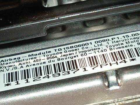 Foto 4ª: Kit Airbag Toyota CHR HYBRID ADVANCE 122CV 90KW [2ZR] (2018)