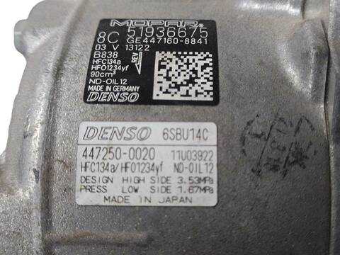 Foto 2ª: Compresor Aire Acondicionado Fiat 500 1.6 D MULTIJET 334AXA1B 334AXA11) (2014)