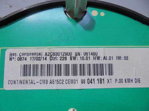 Foto 4ª: Cuadro de Instrumentos Citroen C3 COLLECTION 95CV 70KW [8H01] (2014)