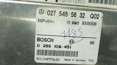 Foto 4ª: Centralita Abs Mercedes Clase E 180 240 210.061) BERLINA 170CV 125KW [M112911 MB] (2000)