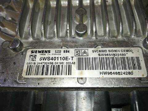 Foto 2ª: Centralita Motor ECU Citroen C3 1.4 HDI X 68CV 50KW [8HX] (2004)