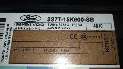 Foto 3ª: Centralita Motor ECU Ford Mondeo 2.0 TDCI CAT TURNIER 130CV 96KW [FMBA] (2004)