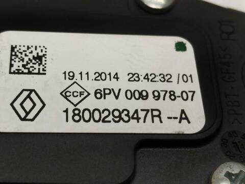 Foto 3ª: Pedal Acelerador Renault Clio 90CV 66KW [K9K C612] (2014)