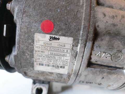 Foto 2ª: Compresor Aire Acondicionado Nissan X-Trail LE 2 DCI DIESEL CAT 173CV (2007)