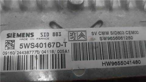 Foto 2ª: Centralita Motor ECU Peugeot 407 2.0 ST CONFORT [2 0 LTR. - 100 KW 16V HDI CAT RHR - DW10BTED4)] 136CV