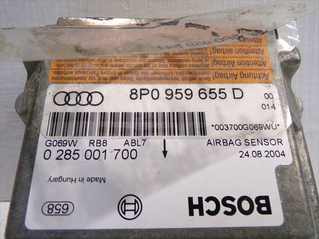 Foto 4ª: Centralita Airbag Audi A3 2.0 TDI MODELO 8P,2004-2008 [AZV] (2004)