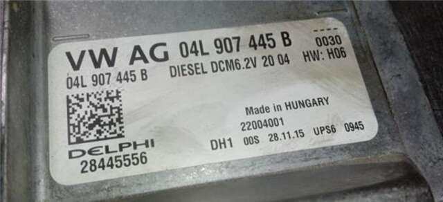 Centralita Motor ECU Volkswagen Golf 1.6 TDI