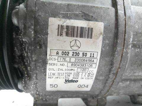 Foto 2ª: Compresor Aire Acondicionado Mercedes Clase C 160 C 220 CDI 204.208) [OM 646.811] (2007)