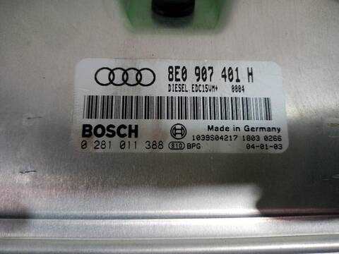 Foto 3ª: Centralita Motor ECU Audi A4 2.5 TDI 120KW) 163CV (2000)