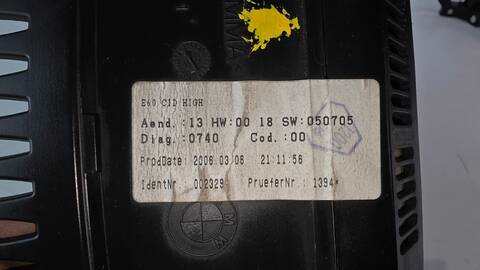 Foto 3ª: Pantalla Multifuncion Bmw Serie 5 518 204D4 BERLINA (2007)