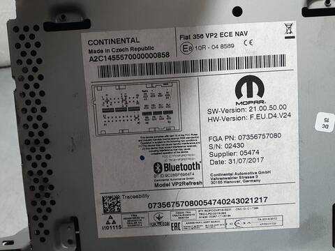 Foto 3ª: Sistema GPS Fiat Tipo EASY BERLINA 95CV 70KW [55266963] (2017)