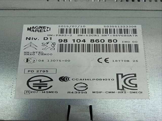 Foto 2ª: Sistema GPS Citroen C4 1.2 12V E-THP PICASSO 131CV 96KW [HN02] (2015)