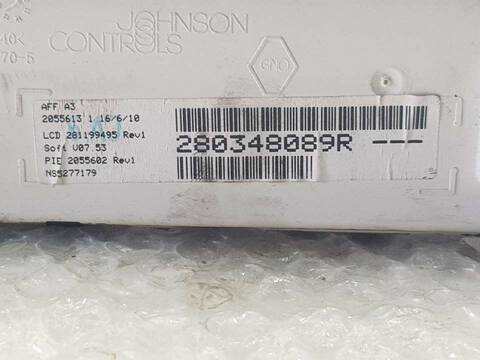 Foto 3ª: Pantalla Multifuncion Renault Koleos DYNAMIQUE 150CV 110KW [M9R856] (2011)