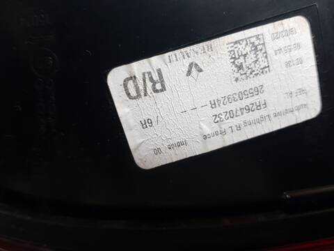 Foto 3ª: Piloto Trasero Derecho Renault Talisman EXECUTIVE 120CV 88KW [R9N401] (2020)