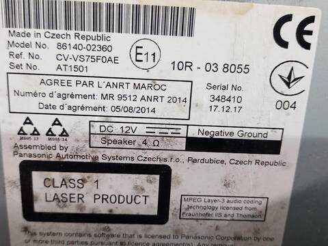 Foto 2ª: Pantalla Multifuncion Toyota Auris HYBRID FEEL EDITION 136CV (2013)