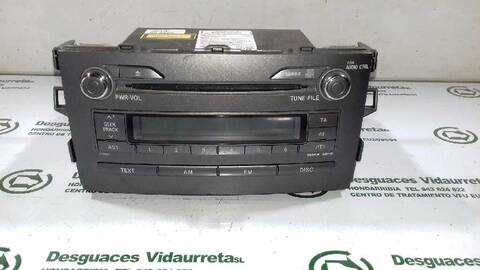 Sistema Audio Radio CD Toyota Auris 1.4 16V CAT 97CV 71KW