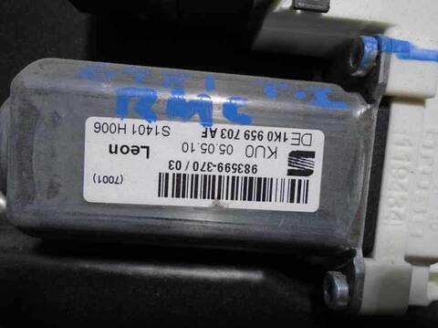 Foto 3ª: Elevalunas Manual Trasero Derecho Seat Leon 2.0 TDI 140CV 103KW [BKD] (2011)