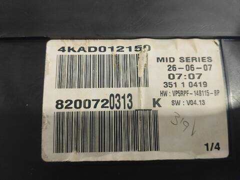 Foto 3ª: Cuadro de Instrumentos Renault Megane 1.5 DCI DIESEL 106CV (2003)