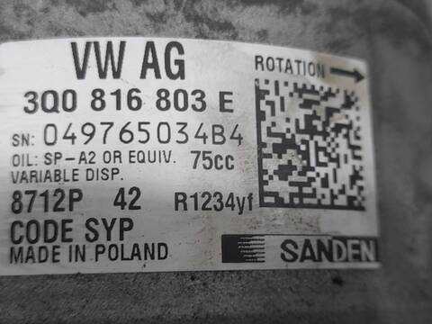 Foto 2ª: Compresor Aire Acondicionado Skoda Fabia 1.0 TSI 95CV 70KW [DUSB] (2024)