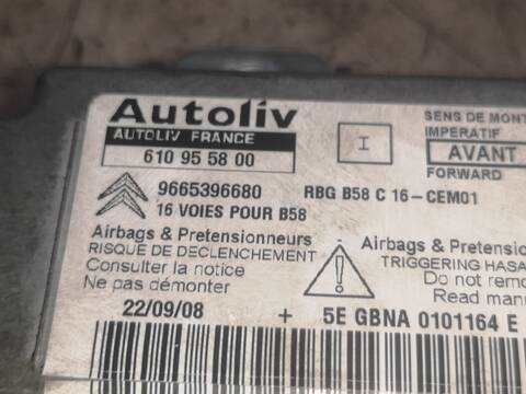 Foto 2ª: Centralita Airbag Citroen C4 RHJ PICASSO (2008)