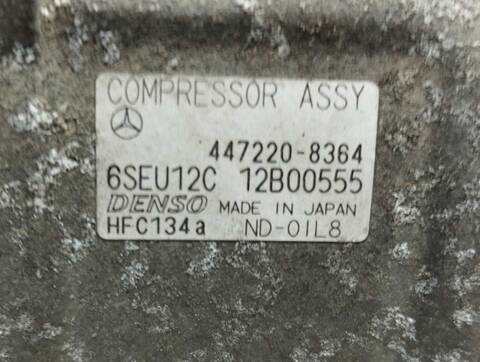 Foto 3ª: Compresor Aire Acondicionado Mercedes Clase A 140 170 CDI 168.008) 90CV 66KW [OM668940] (2001)