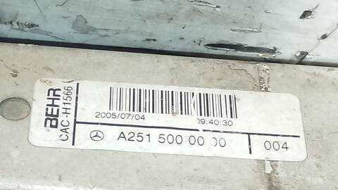 Foto 4ª: Intercooler Mercedes Clase ML 320 3.0 CDI W164) 224CV 165KW 164.122) [OM642940] (2005)