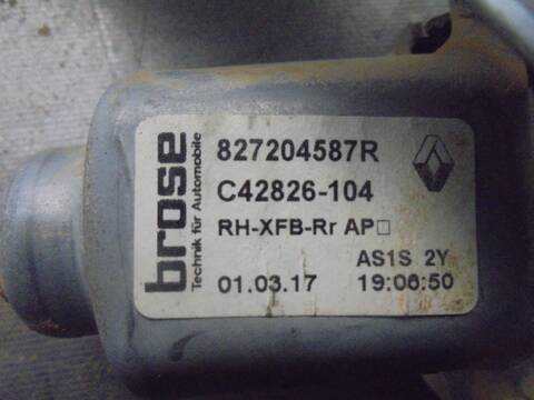 Foto 2ª: Elevalunas Manual Trasero Derecho Renault Megane BOSE-EDITION BERLINA 130CV 97KW IV BERLINA 5P [H5F F4] (2017)