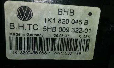 Foto 3ª: Mando Climatizador Volkswagen Golf 1.9 TDI BERLINA 105CV 77KW [BXE] (2008)