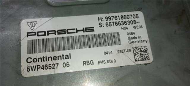 Centralita Motor ECU Porsche 911 3.6 TURBO COUPE [3.6 LTR. - 353 KW TURBO CAT]