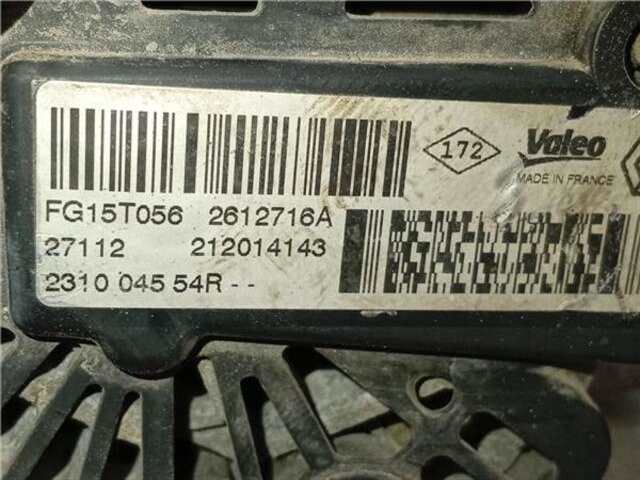 Foto 2ª: Alternador Mercedes Citan 1.5 109 CDI COMPACTO (A1)(415.601) [1.5 LTR. - 66 KW CDI CAT]