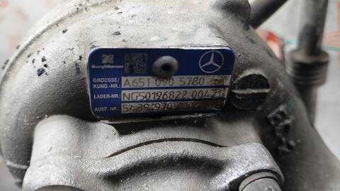 Foto 4ª: Turbocompresor Mercedes Sprinter 310/313/316 CDI 906.131/132/133/135) 129CV 95KW CAJA ABIERTA [651955] (2011)