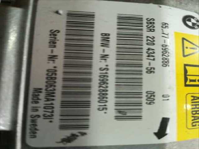 Foto 3ª: Centralita Airbag Bmw Serie 5 518 530D BERLINA 218CV 160KW [306D2] (2005)