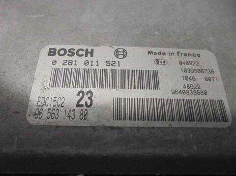 Foto 2ª: Centralita Motor ECU Peugeot 307 XS 90CV 66KW [RHY] (2001)