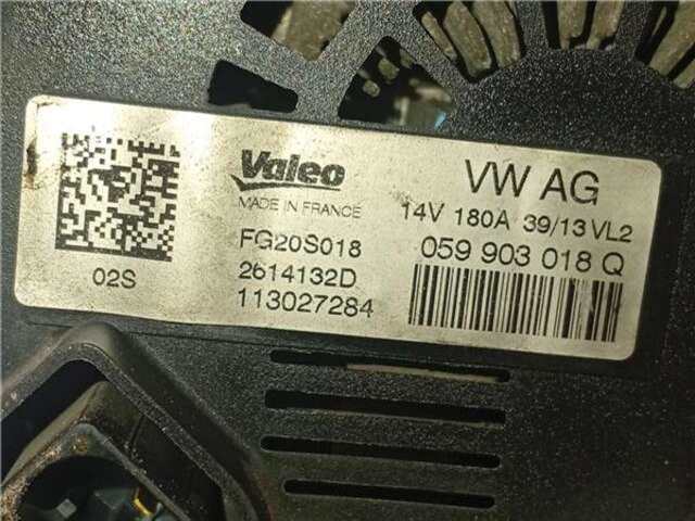 Alternador Audi A7 3.0 TDI QUATTRO [3.0 LTR. - 180 KW V6 24V TDI]