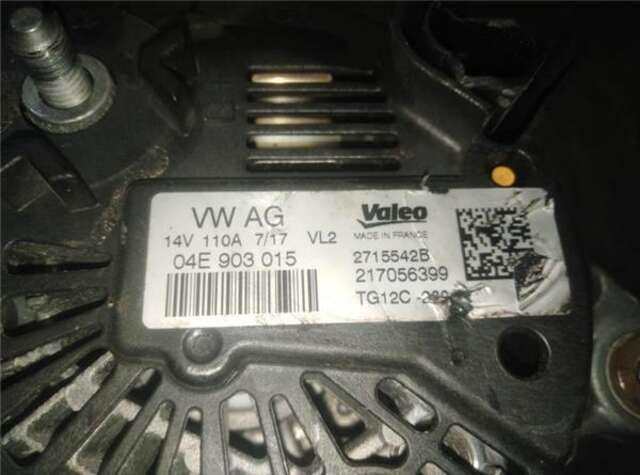 Alternador Volkswagen Golf 1.0 BLUEMOTION [1.0 LTR. - 85 KW TSI]