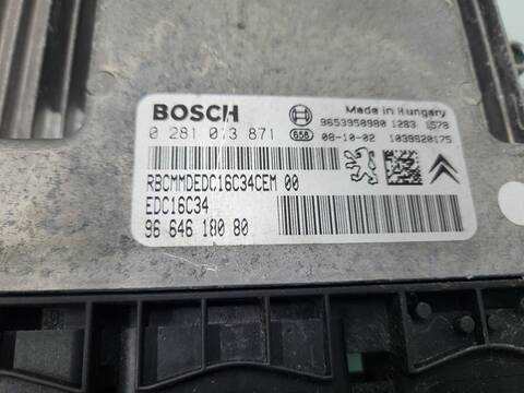 Foto 3ª: Centralita Motor ECU Peugeot Partner OUTDOOR 92CV 68KW [9H02] (2008)