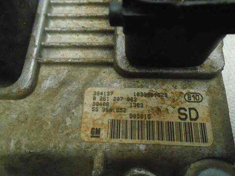 Foto 3ª: Centralita Motor ECU Opel Corsa 1.2 16V CAT Z 12 XE - LW4) 75CV 55KW [Z12XE] (2003)