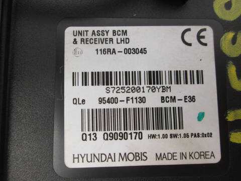 Foto 2ª: Centralita Confort BSI Kia Sportage D4FDL (2018)